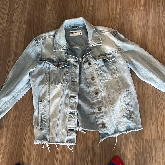 Pistola Oversized jean jacket size S - Picture 3 of 5